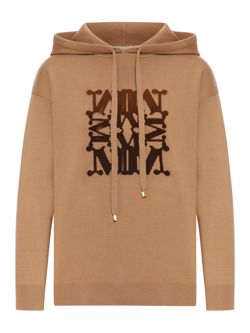 FELPA TADDEO CON RICAMO A SPAZZOLA