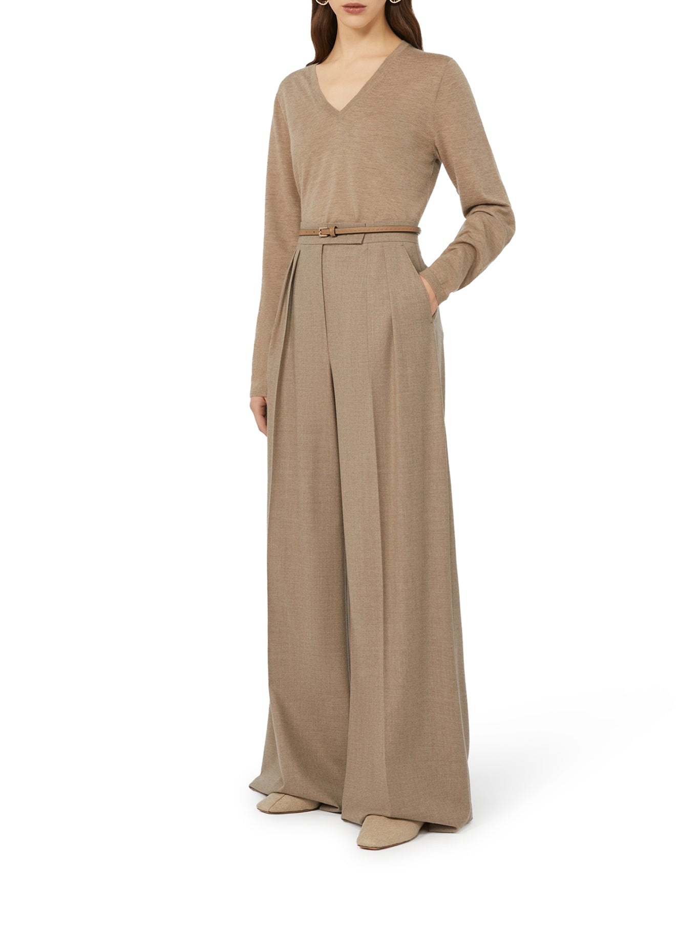 MAGLIA LINCE IN FILATO RASATO DI CACHEMIRE