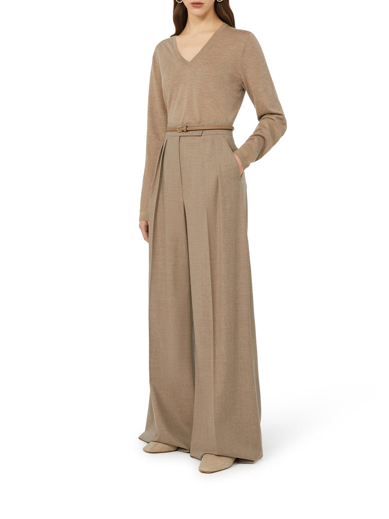 MAGLIA LINCE IN FILATO RASATO DI CACHEMIRE