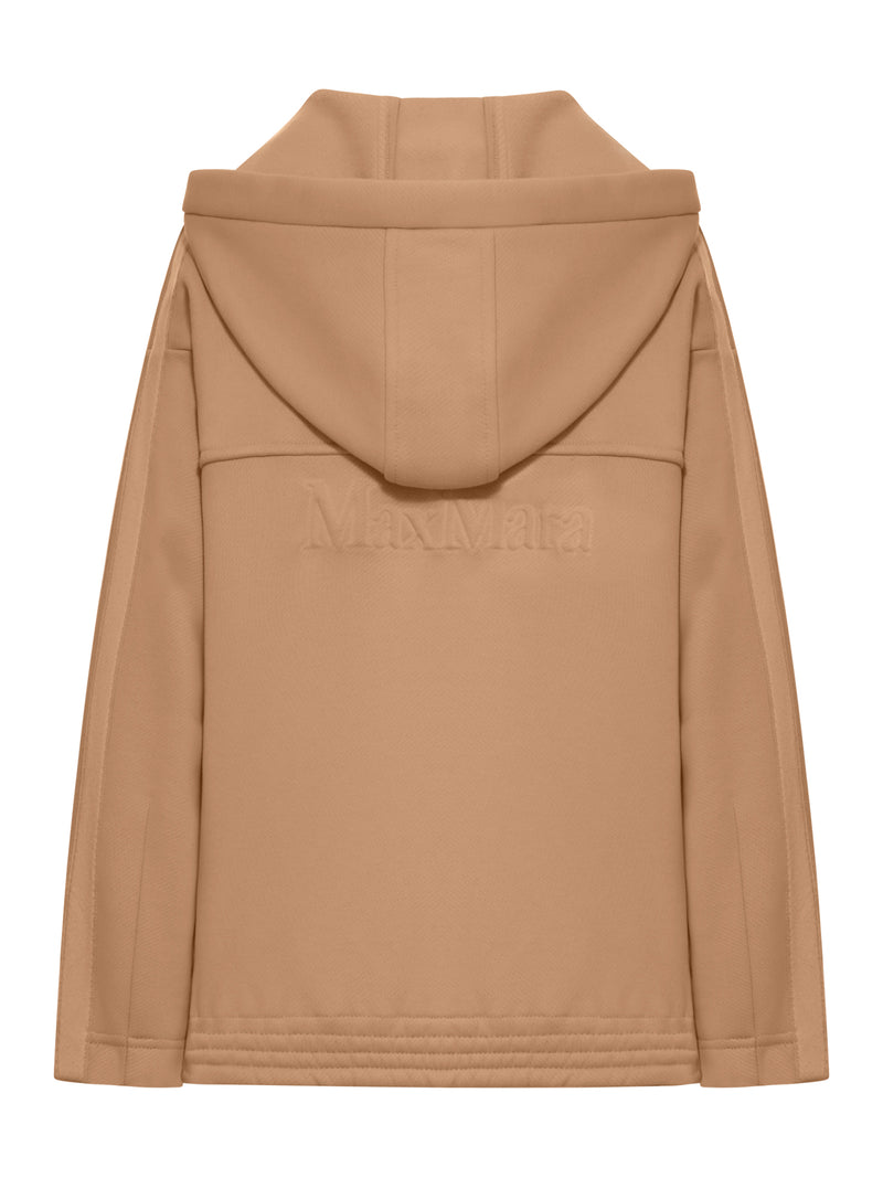 FELPA OMELIA CON ZIP E CAPPUCCIO