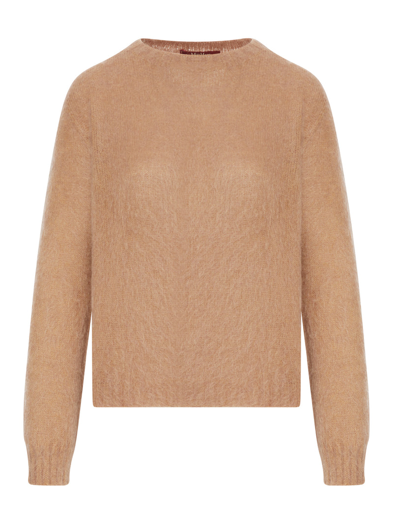 MAGLIA GIROCOLLO IN FILATO DI MISTO MOHAIR