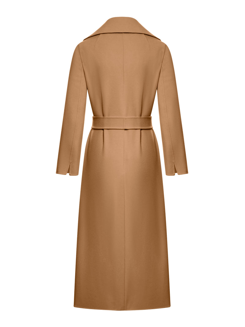 CAPPOTTO A VESTAGLIA IN DRAP DI LANA