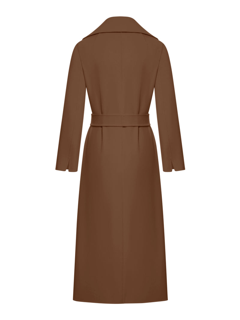 CAPPOTTO A VESTAGLIA IN DRAP DI LANA