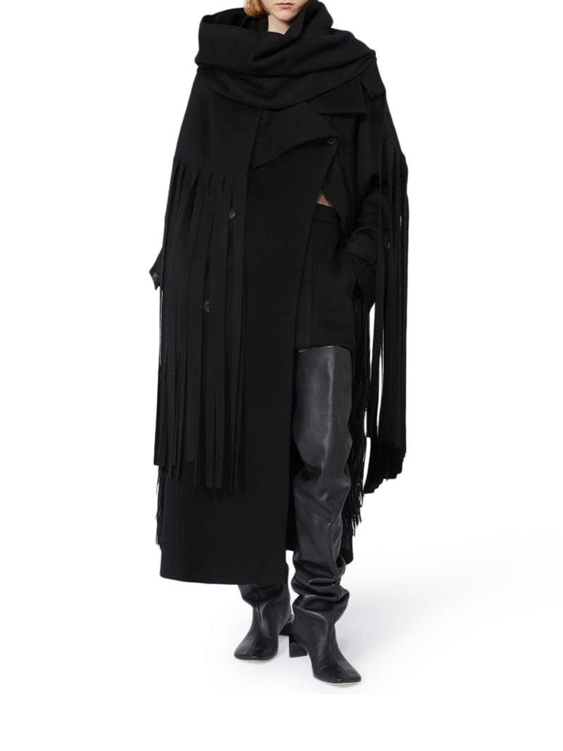 SCIARPA LUNGA CON FRANGE