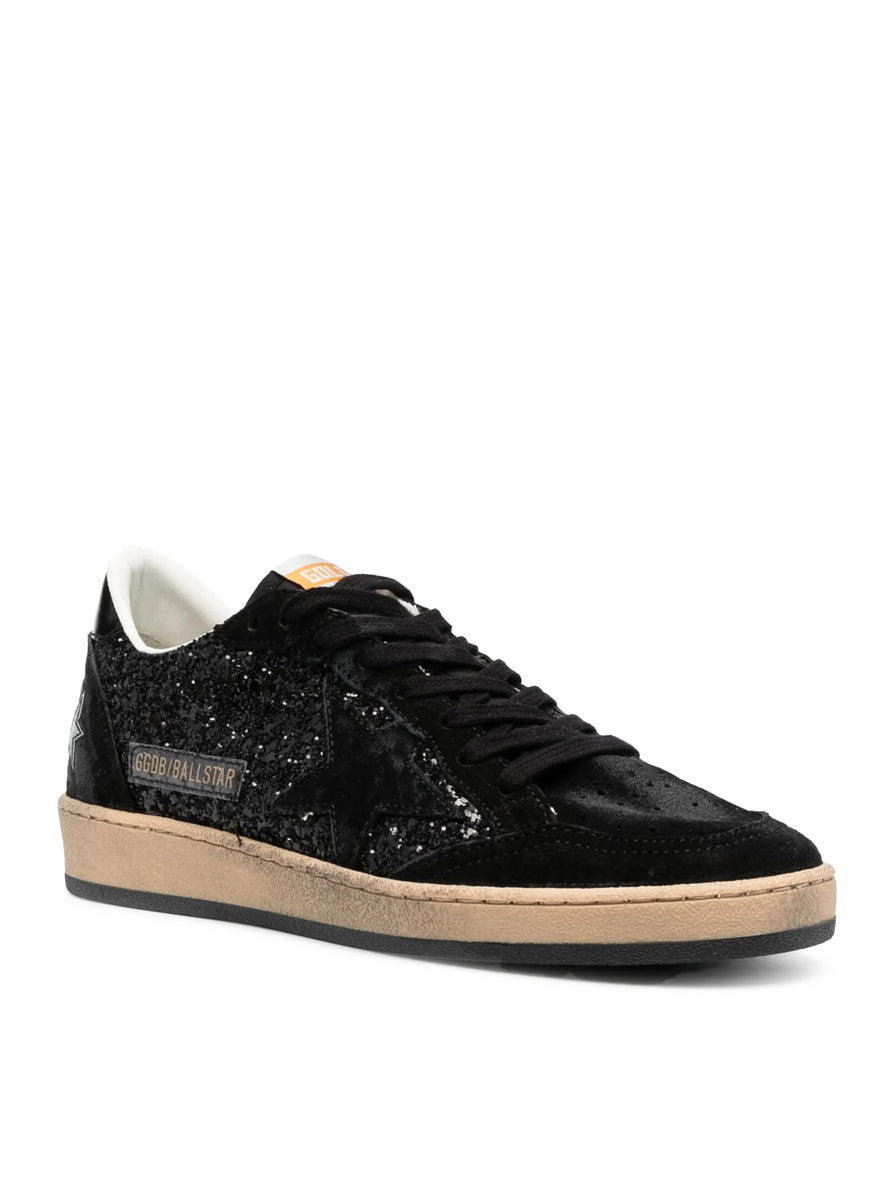 Goose Deluxe Golden Goose Argento Stella Nera Sneakers Hi Star Con