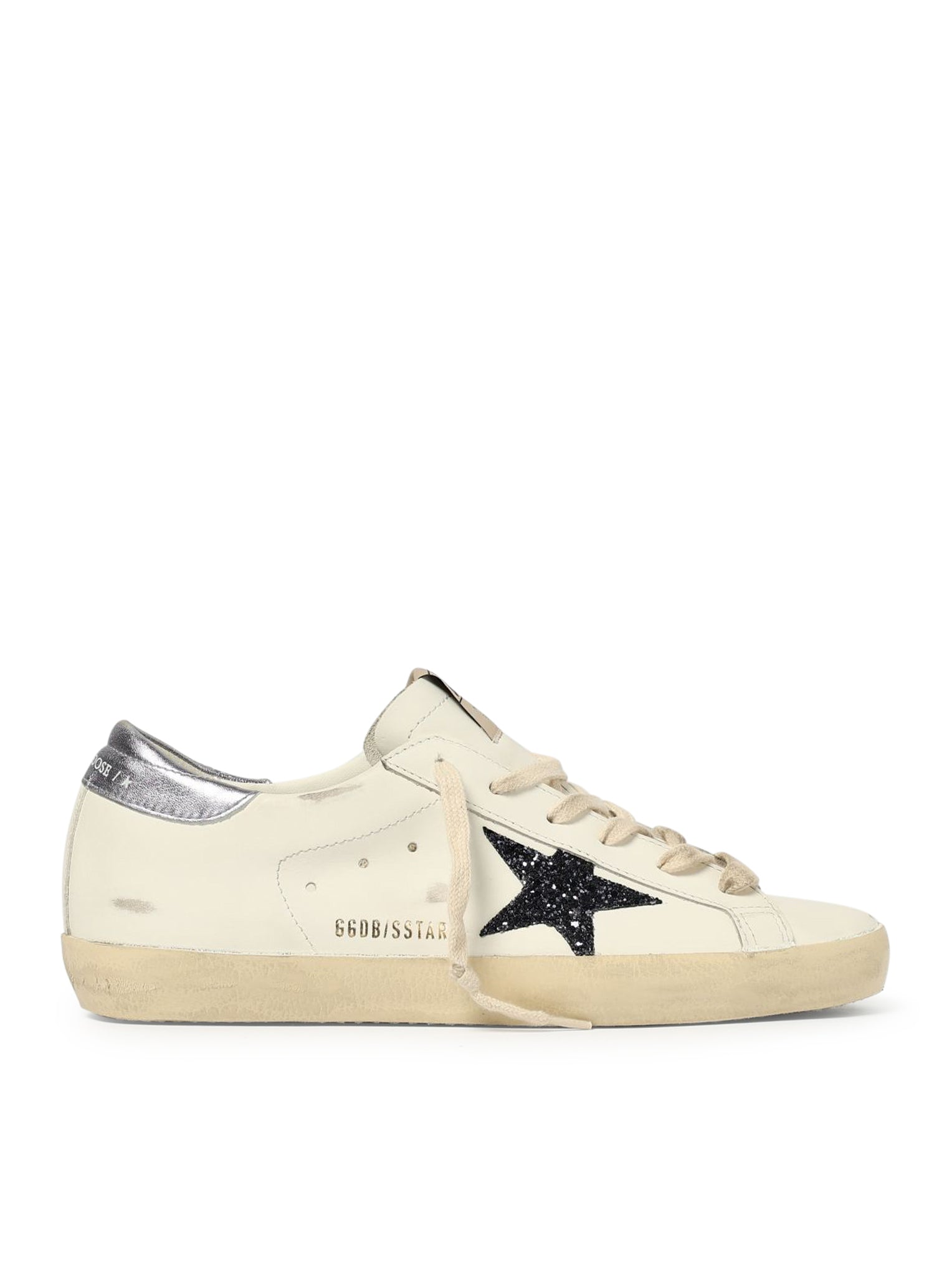 SNEAKERS SUPER-STAR IN PELLE E GLITTER