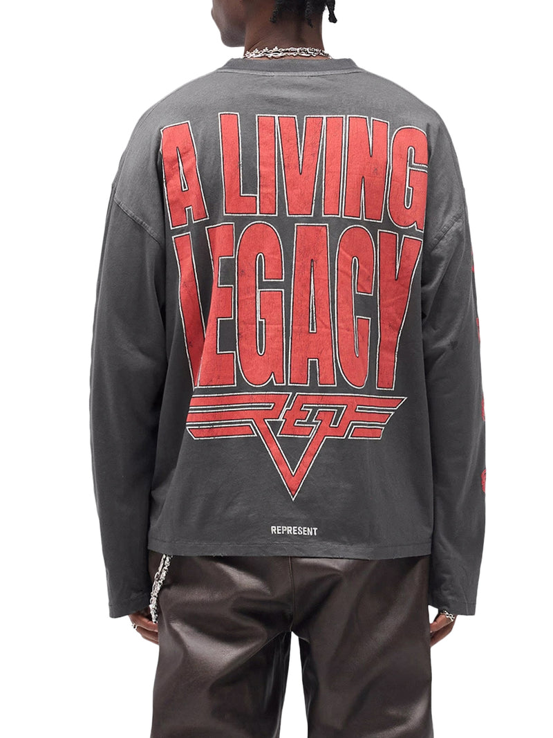 T-SHIRT A MANICHE LUNGHE REVERSIBILE LIVING LEGACY TOUR