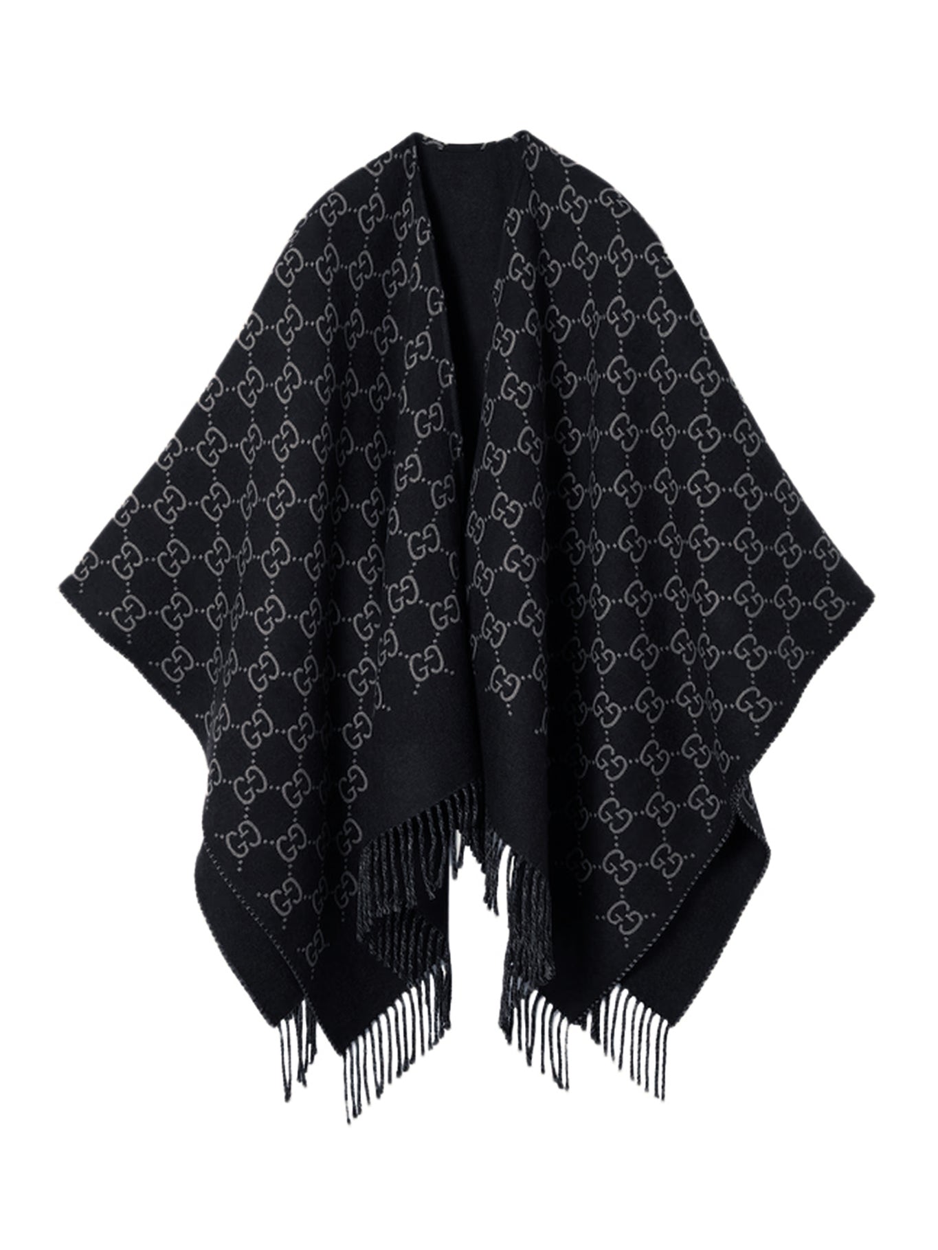 MANTELLA IN JACQUARD DI LANA GG