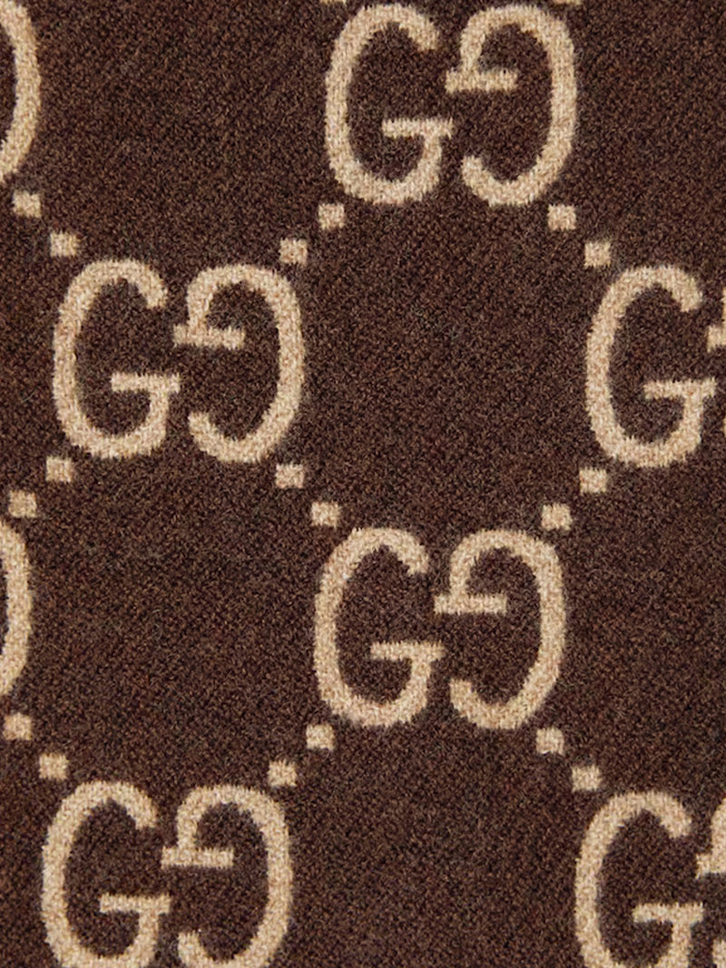 MANTELLA IN JACQUARD DI LANA GG