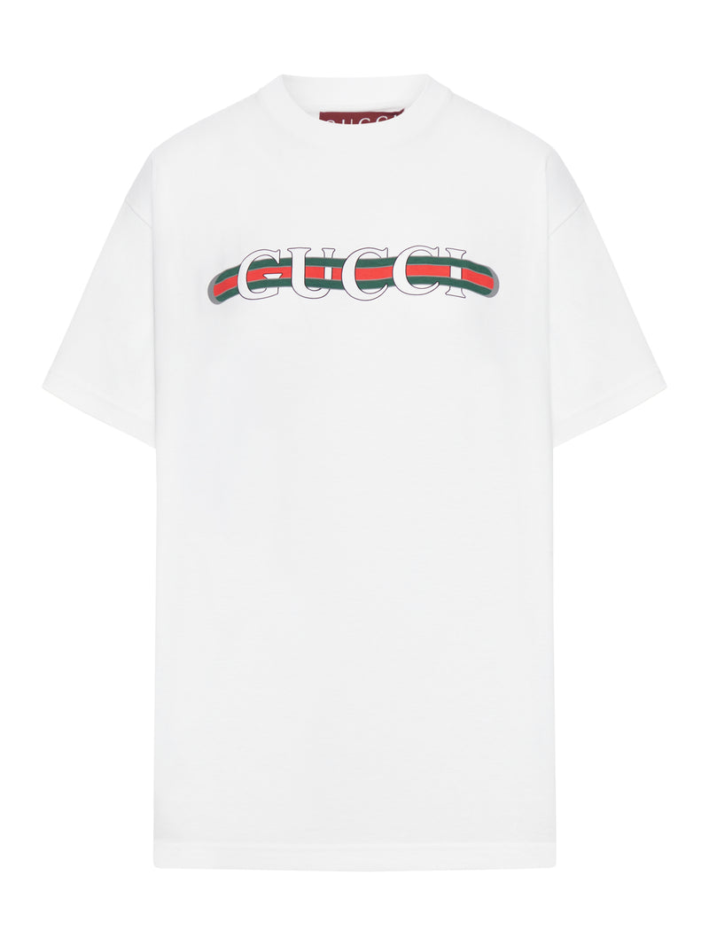 T-SHIRT IN JERSEY DI COTONE STAMPATO