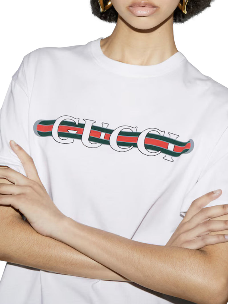 T-SHIRT IN JERSEY DI COTONE STAMPATO