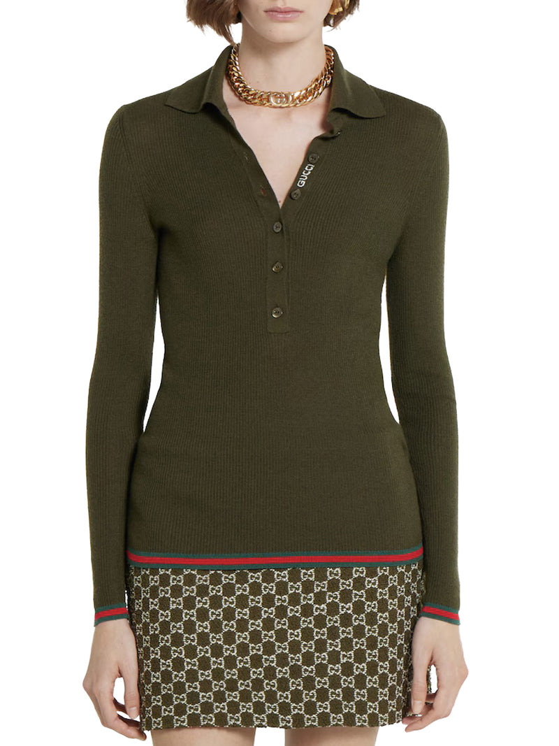 POLO IN CASHMERE E SETA