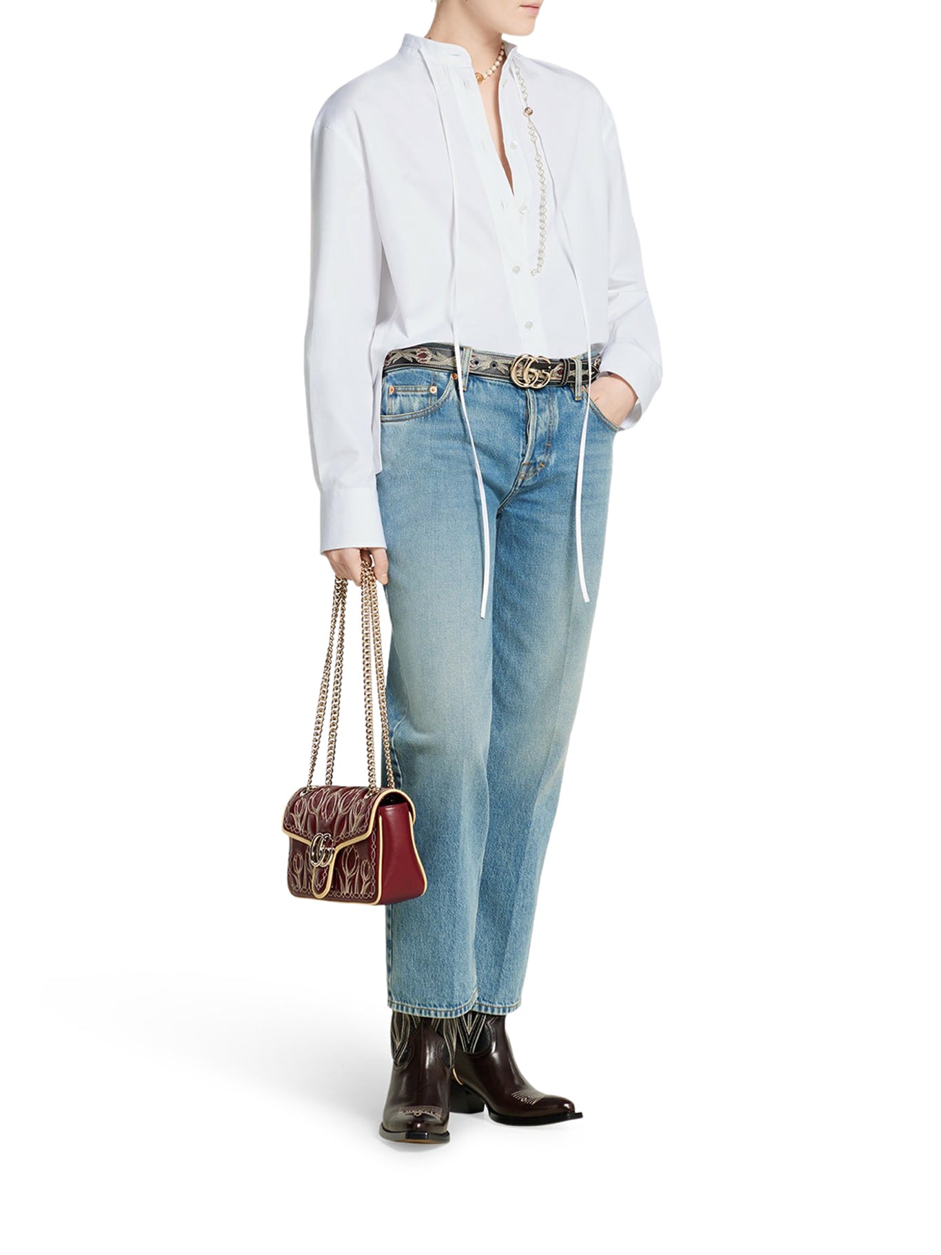 PANTALONE IN DENIM DAL TAGLIO DRITTO