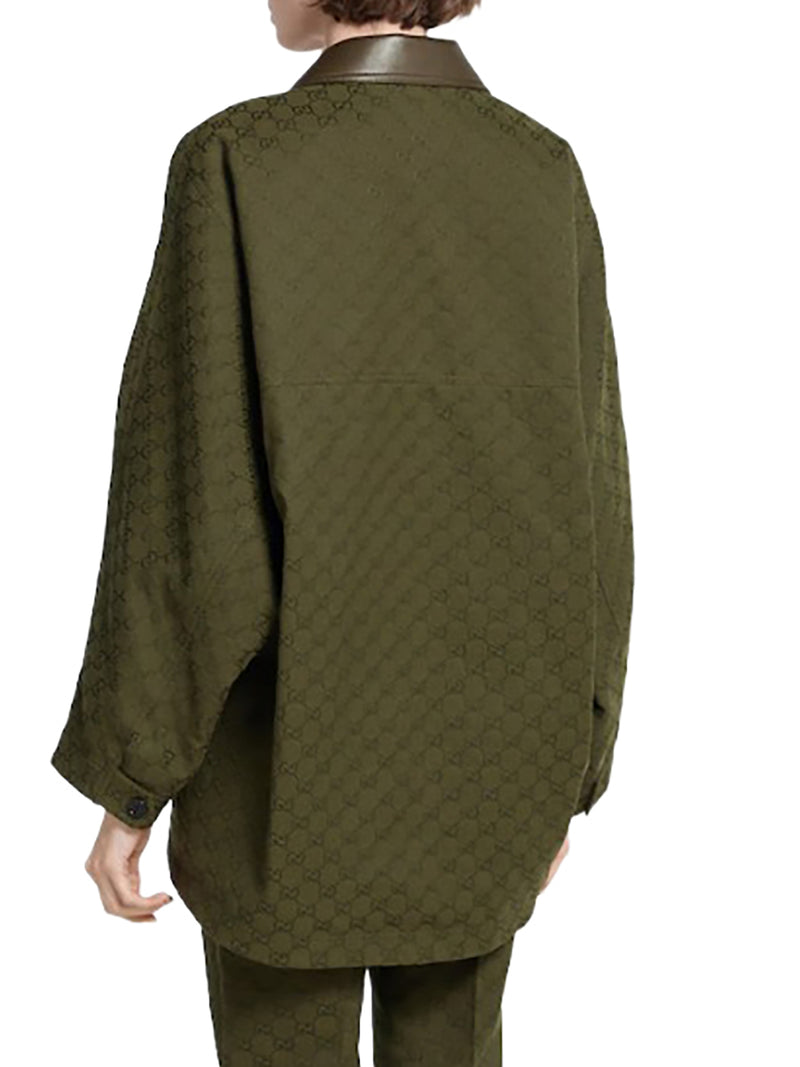 GIACCA CON ZIP IN TESSUTO GG