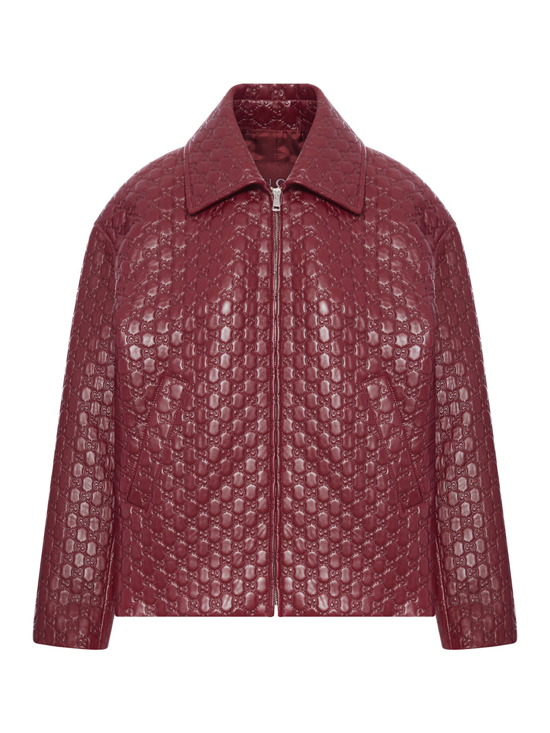 GIACCA OVERSIZE CON RICAMI GG ALL OVER