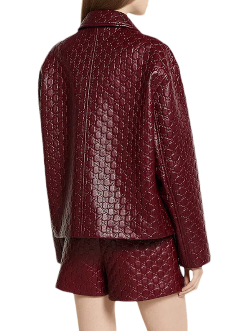 GIACCA OVERSIZE CON RICAMI GG ALL OVER