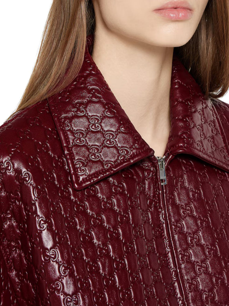 GIACCA OVERSIZE CON RICAMI GG ALL OVER