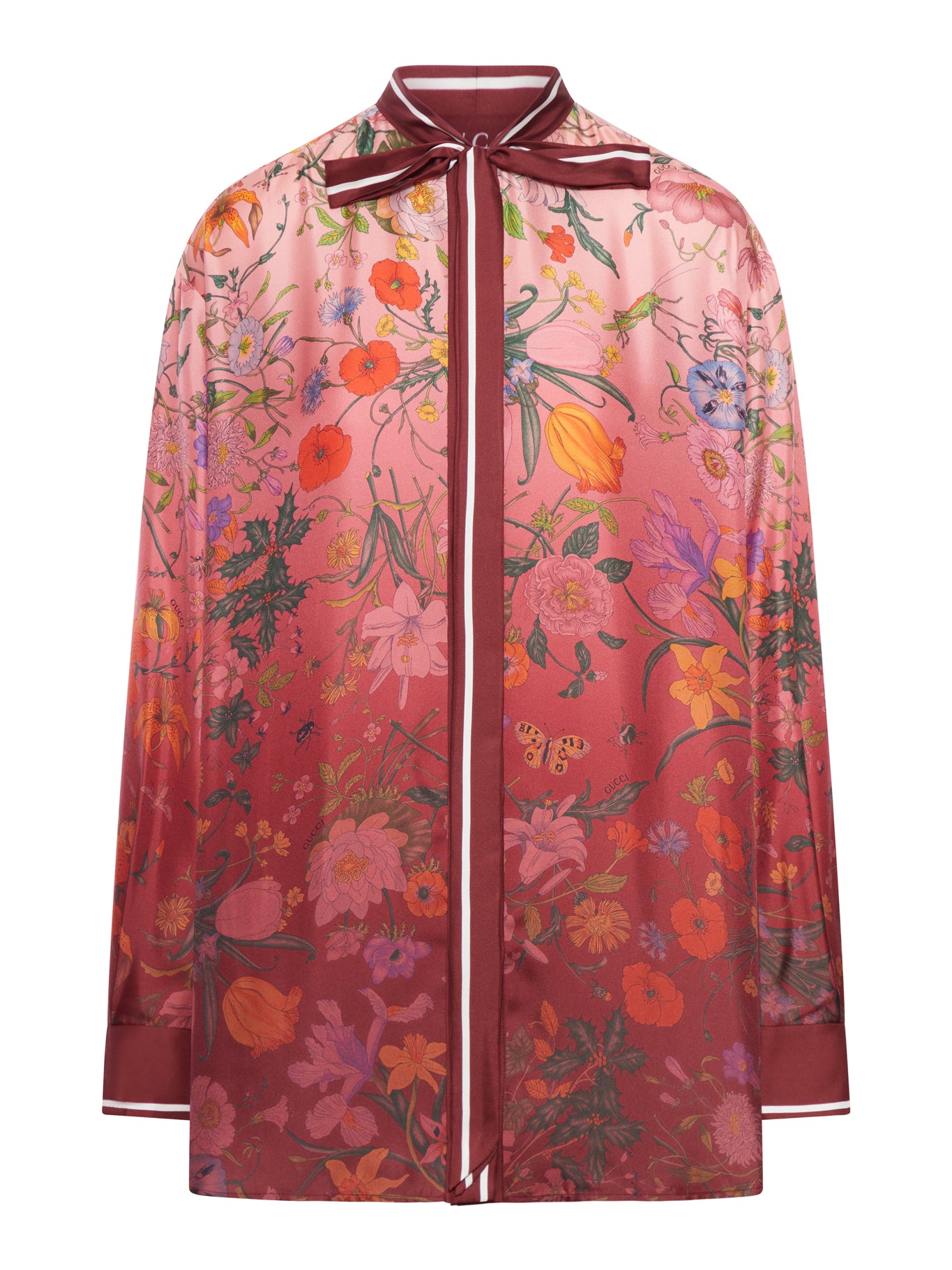 BLUSA FLORA IN STILE CHEMISIER