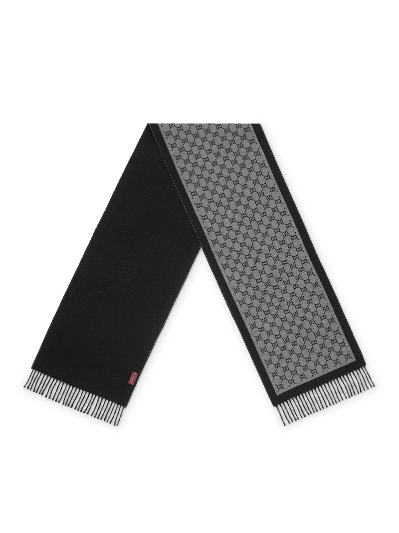 SCIARPA JACQUARD IN LANA GG