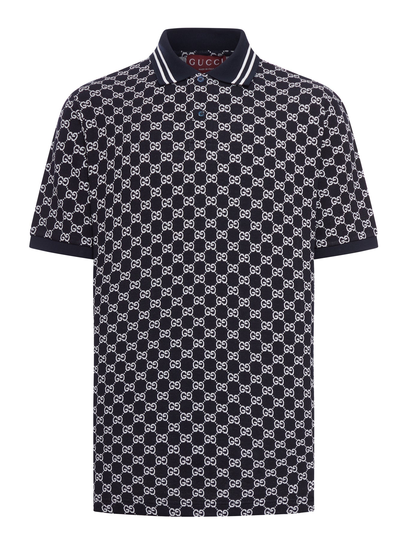 POLO IN PIQUET DI COTONE JACQUARD GG