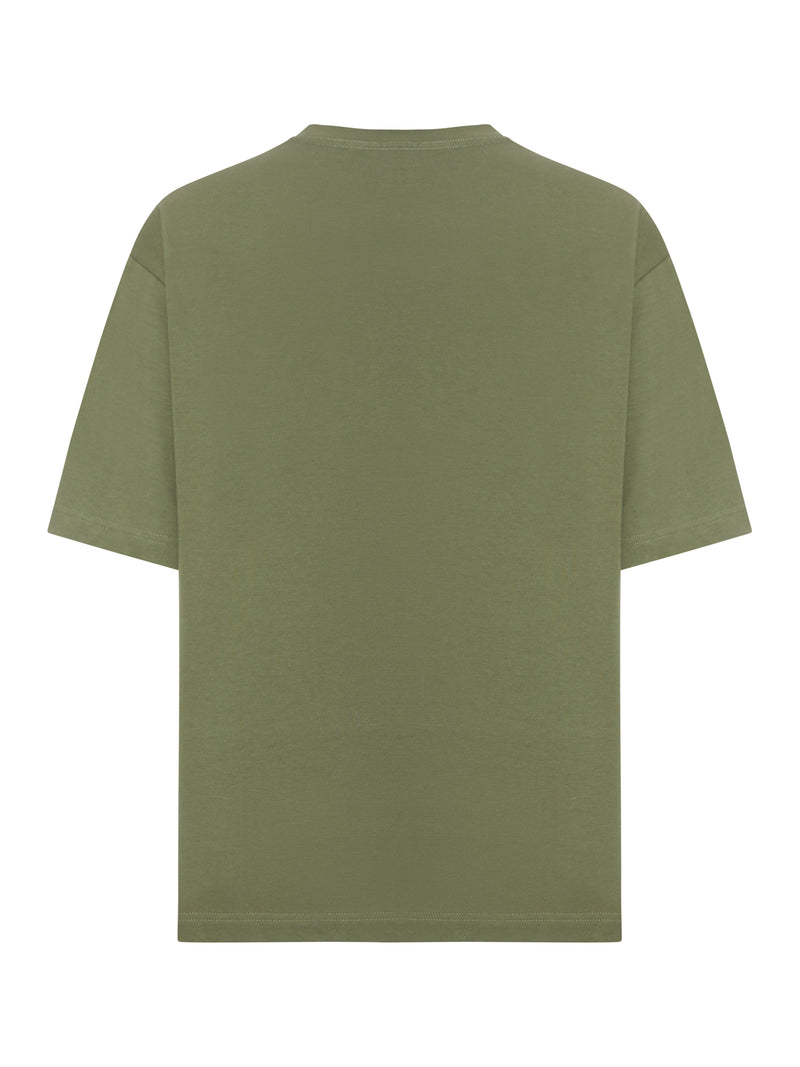 T-SHIRT IN JERSEY DI COTONE PESANTE CON STAMPA