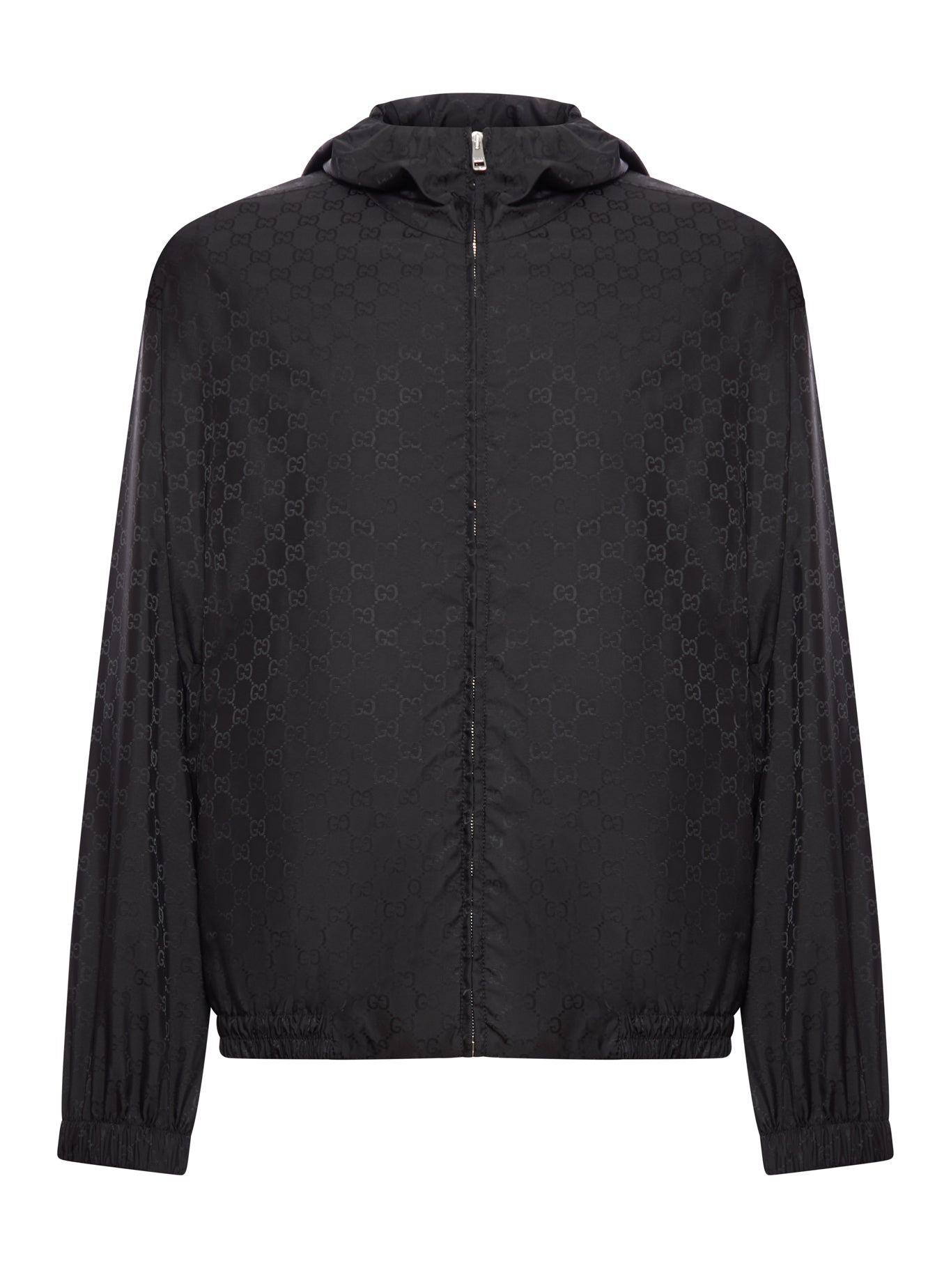 GIACCA IN NYLON GG JACQUARD CON CERNIERA