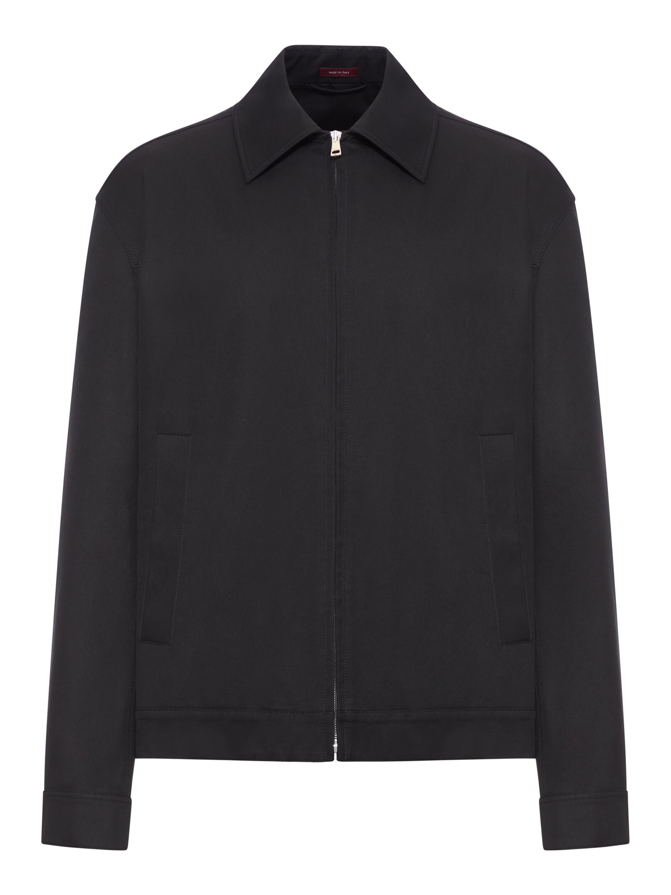 GIACCA IN TWILL DI COTONE CON DETTAGLIO WEB
