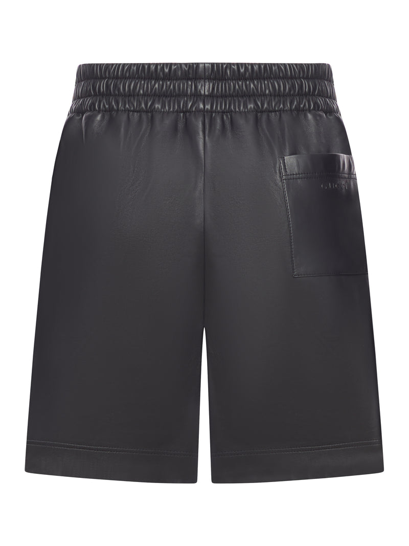 SHORTS IN PELLE