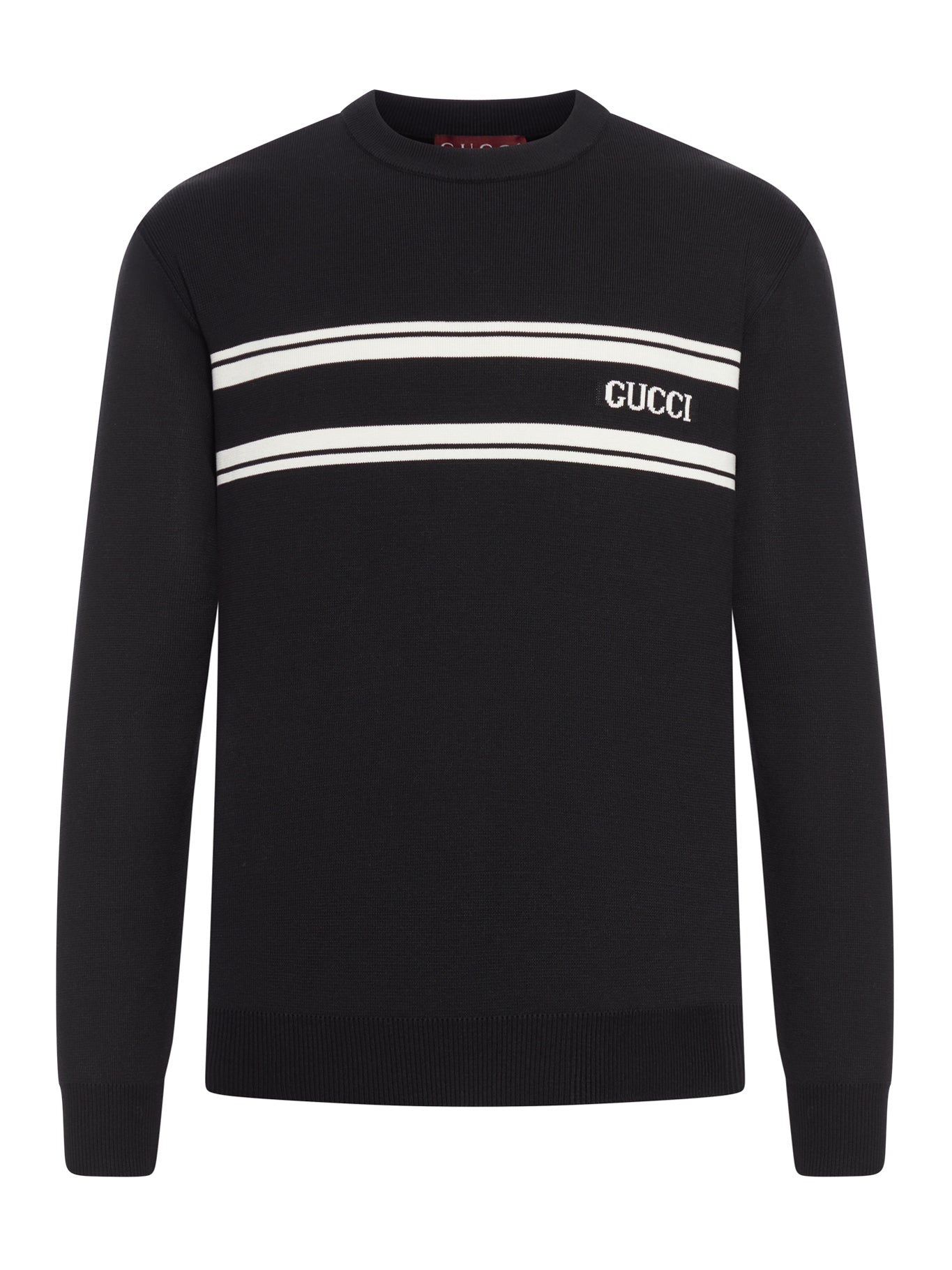 MAGLIONE IN SETA E COTONE CON INTARSIO