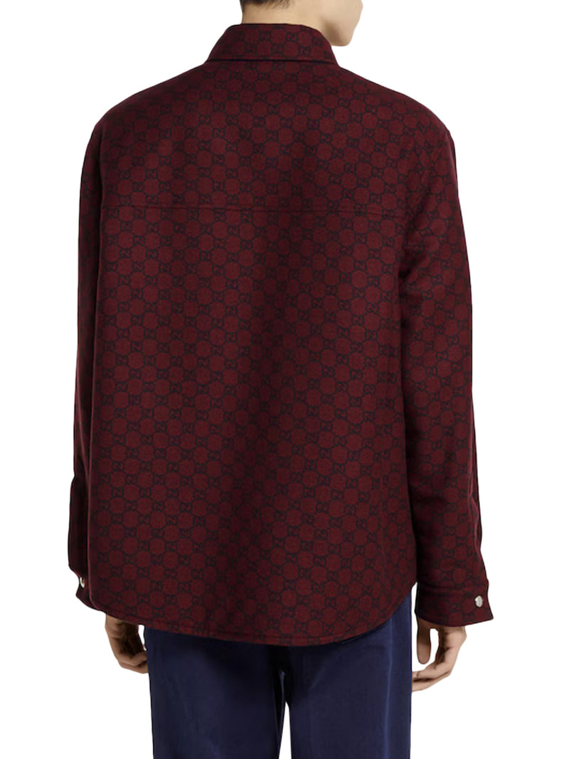 CAMICIA REVERSIBILE IN DENIM E FLANELLA