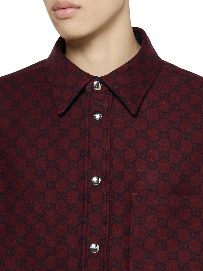 CAMICIA REVERSIBILE IN DENIM E FLANELLA