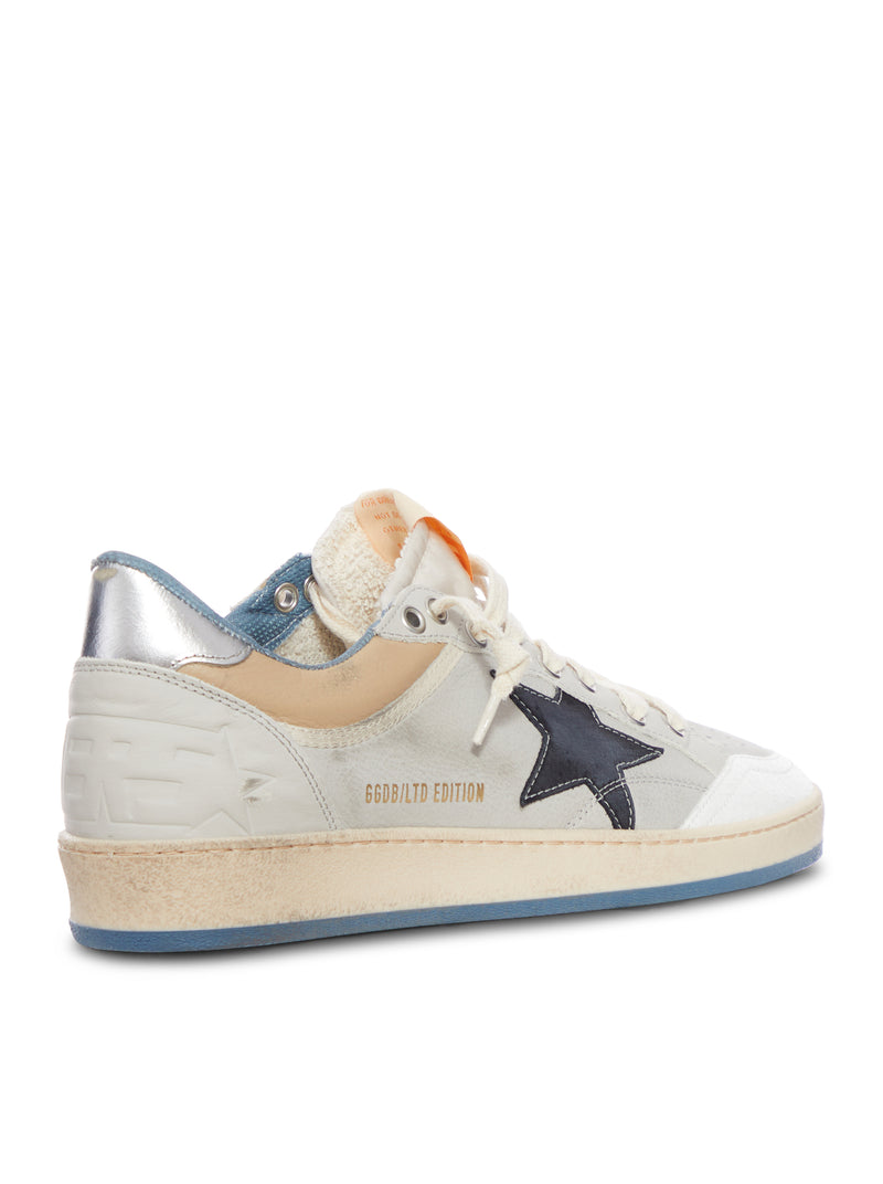 SNEAKERS BALLSTAR IN PELLE E RE-NYLON