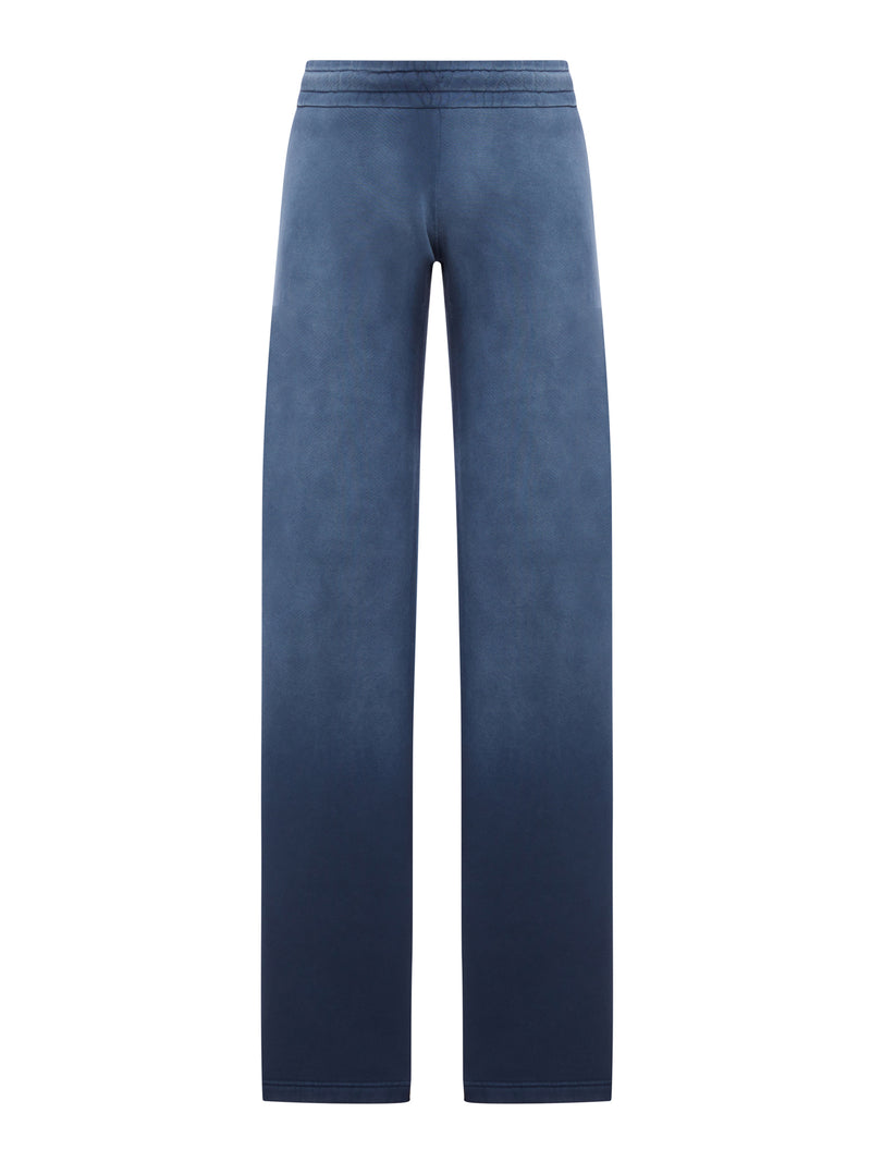 SWEATPANTS IN COTONE EFFETTO DEGRADE`