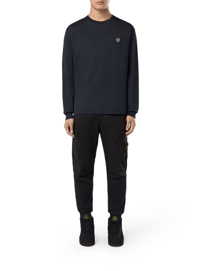 T-SHIRT A MANICA LUNGA CON PATCH COMPASS