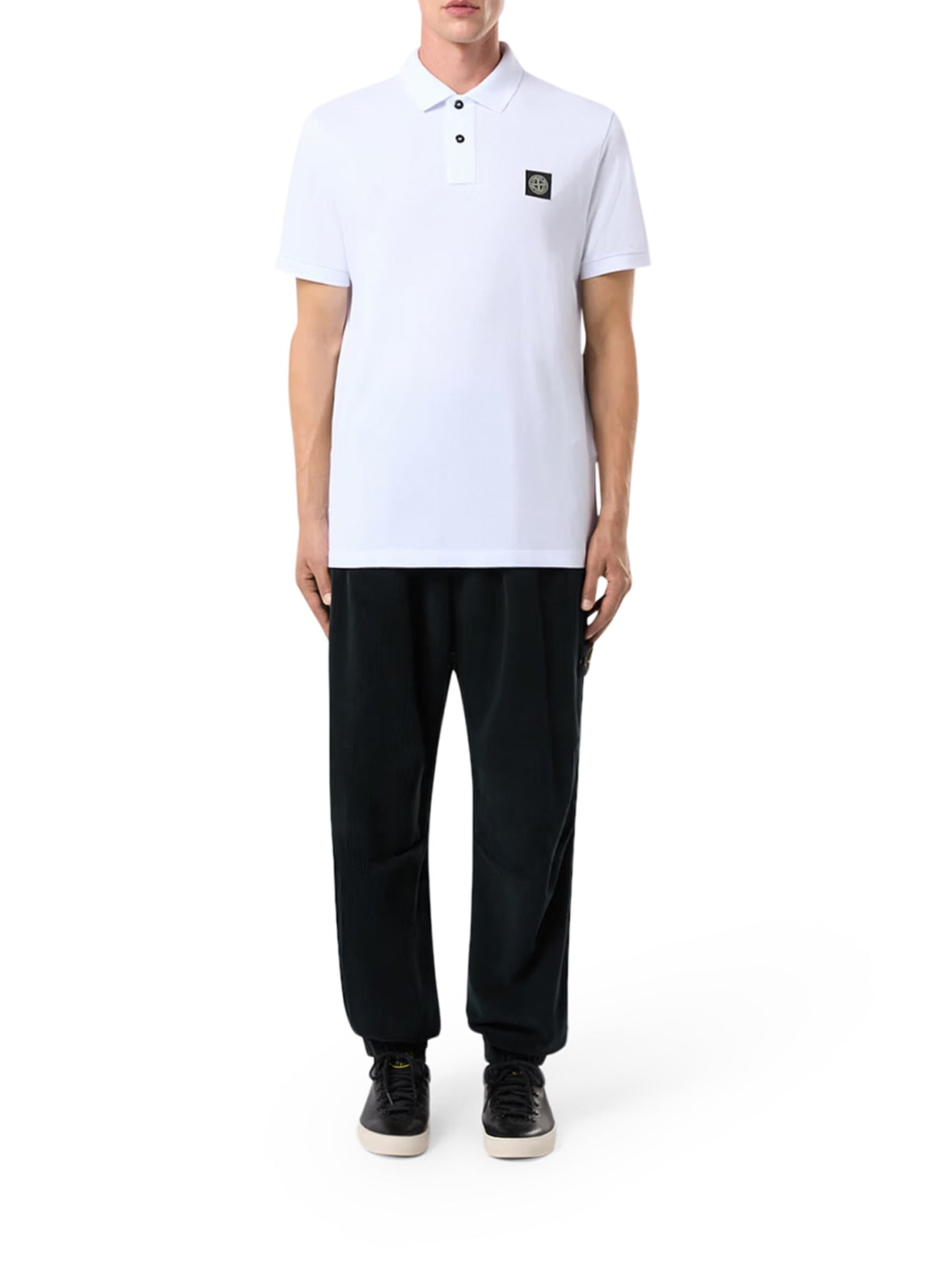 POLO IN COTONE CON PATCH LOGO