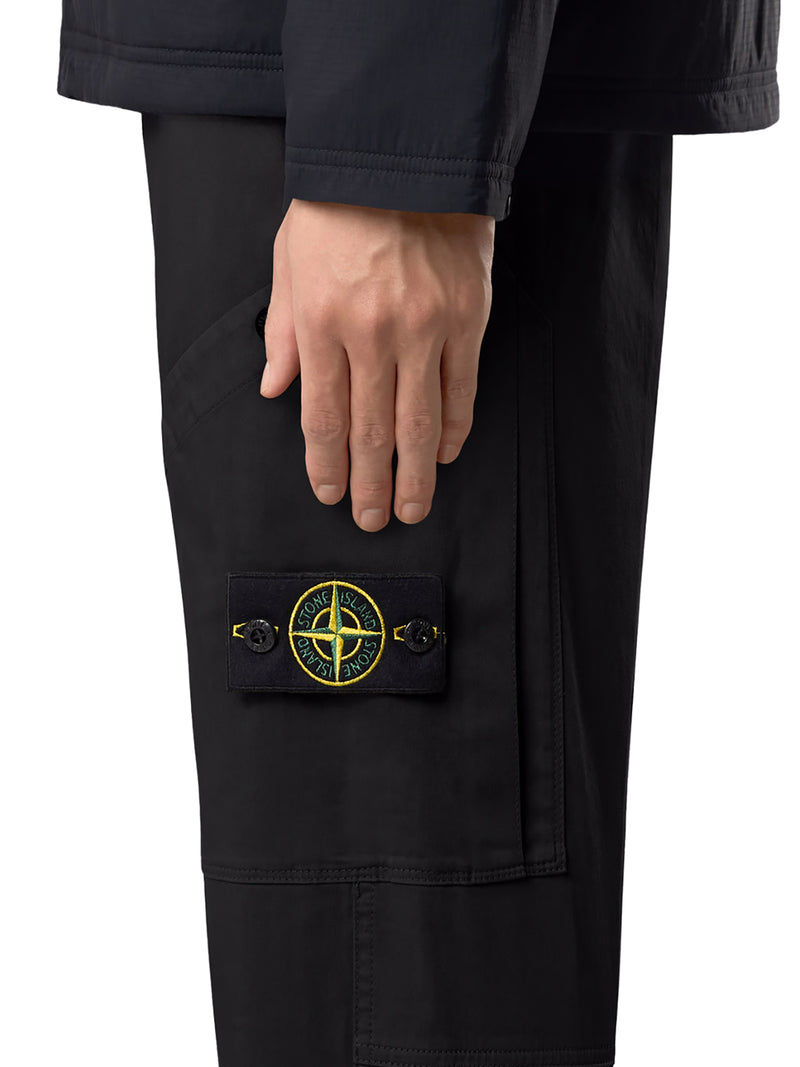 PANTALONE REGULAR IN COTONE CON LOGO