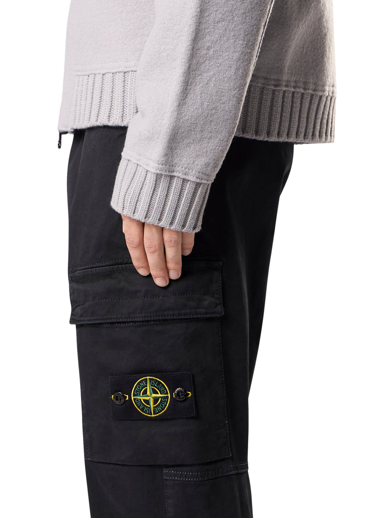 PANTALONE CARGO CON VITA ELASTICIZZATA