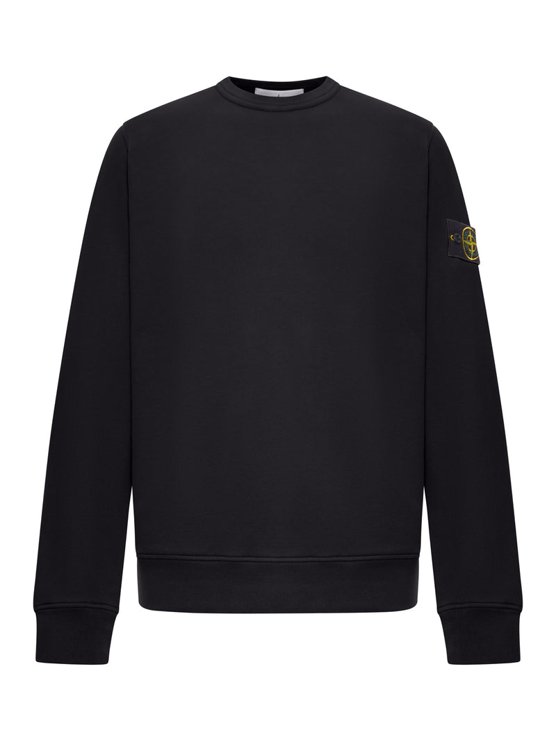 FELPA GIROCOLLO IN COTONE CON LOGO COMPASS