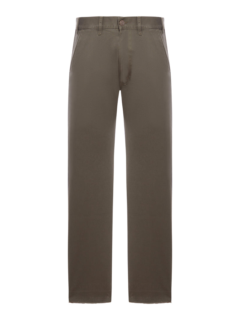 JEANS CHINOS IN COTONE