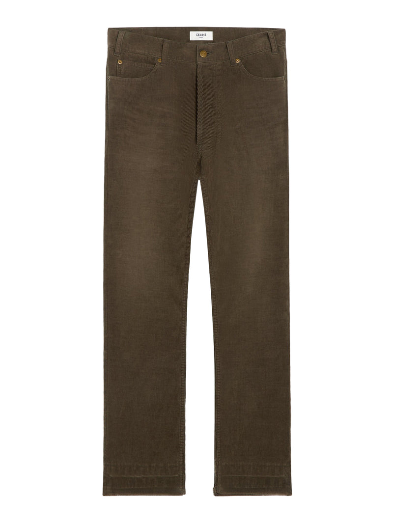 JEANS WESLEY IN VELLUTO A COSTE