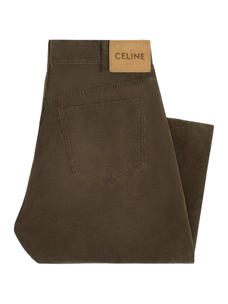 JEANS WESLEY IN VELLUTO A COSTE