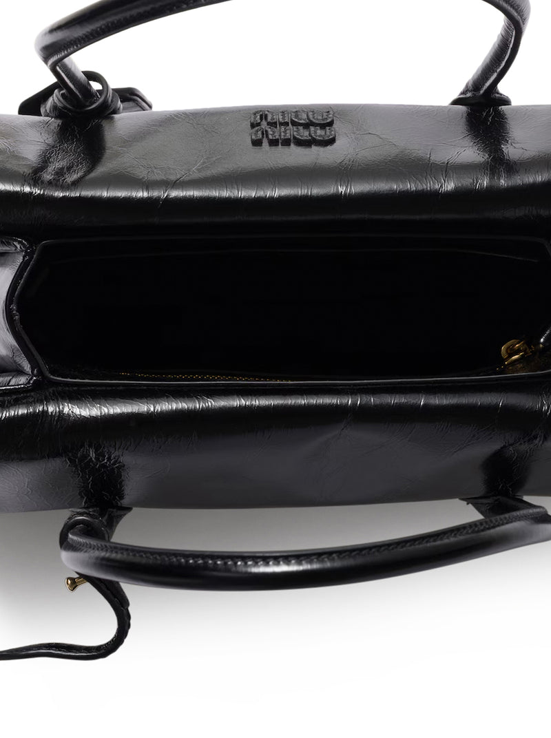 BORSA SOLITAIRE IN PELLE LUCIDA