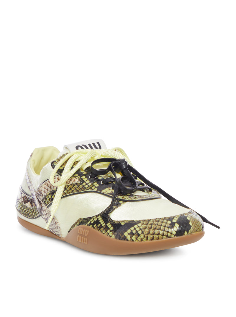 SNEAKER EFFETTO PITONATO