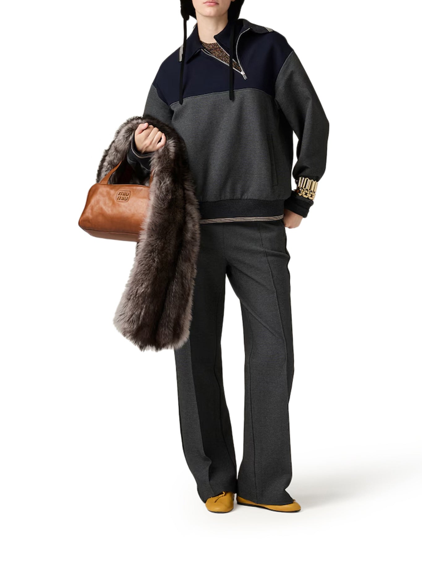 PANTALOMI IN MAGLIA PUNTO STOFFA