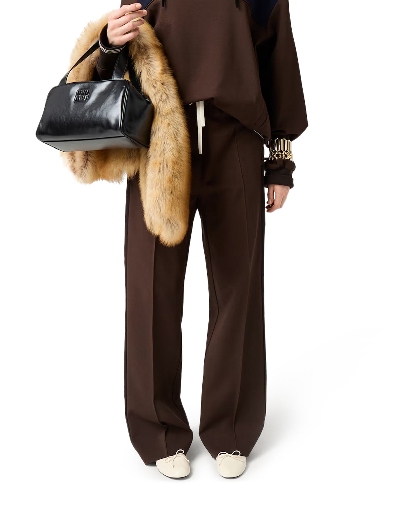 PANTALOMI IN MAGLIA PUNTO STOFFA