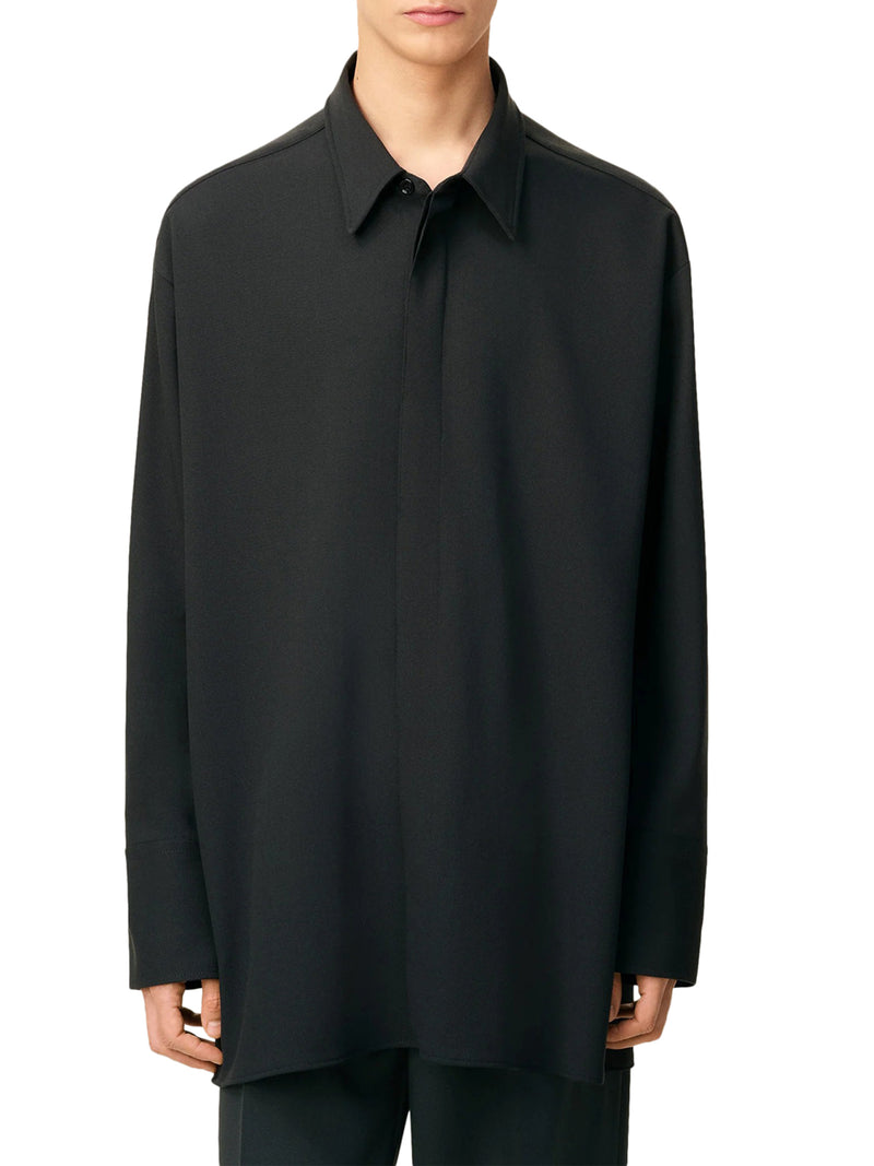 CHEMISE LONGUE IN LANA TRICOTINA