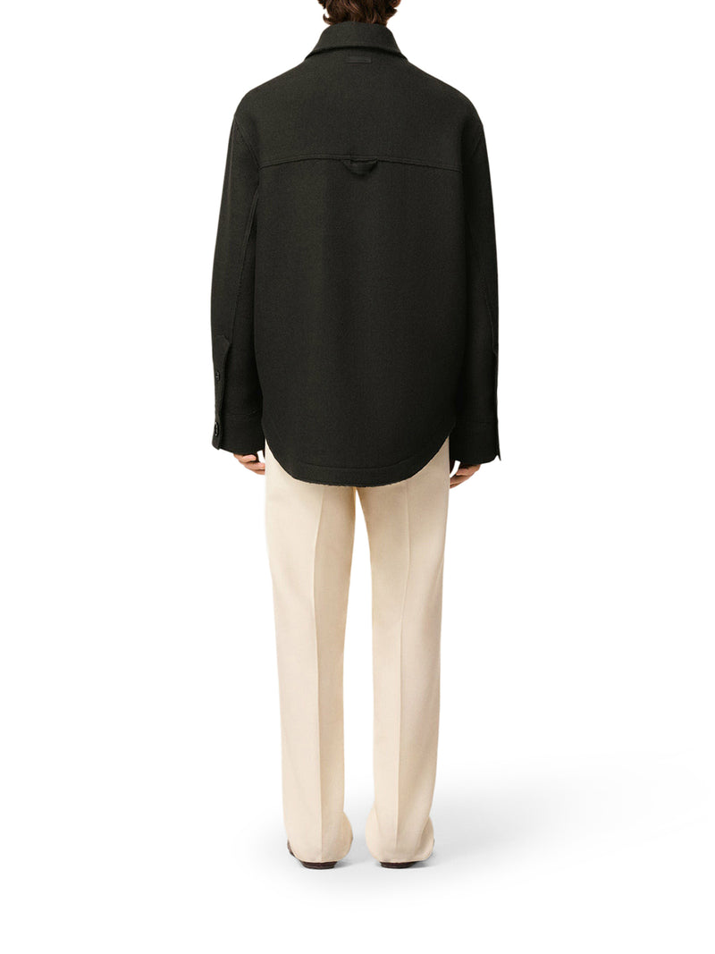 OVERSHIRT IN GABARDINA DI LANA