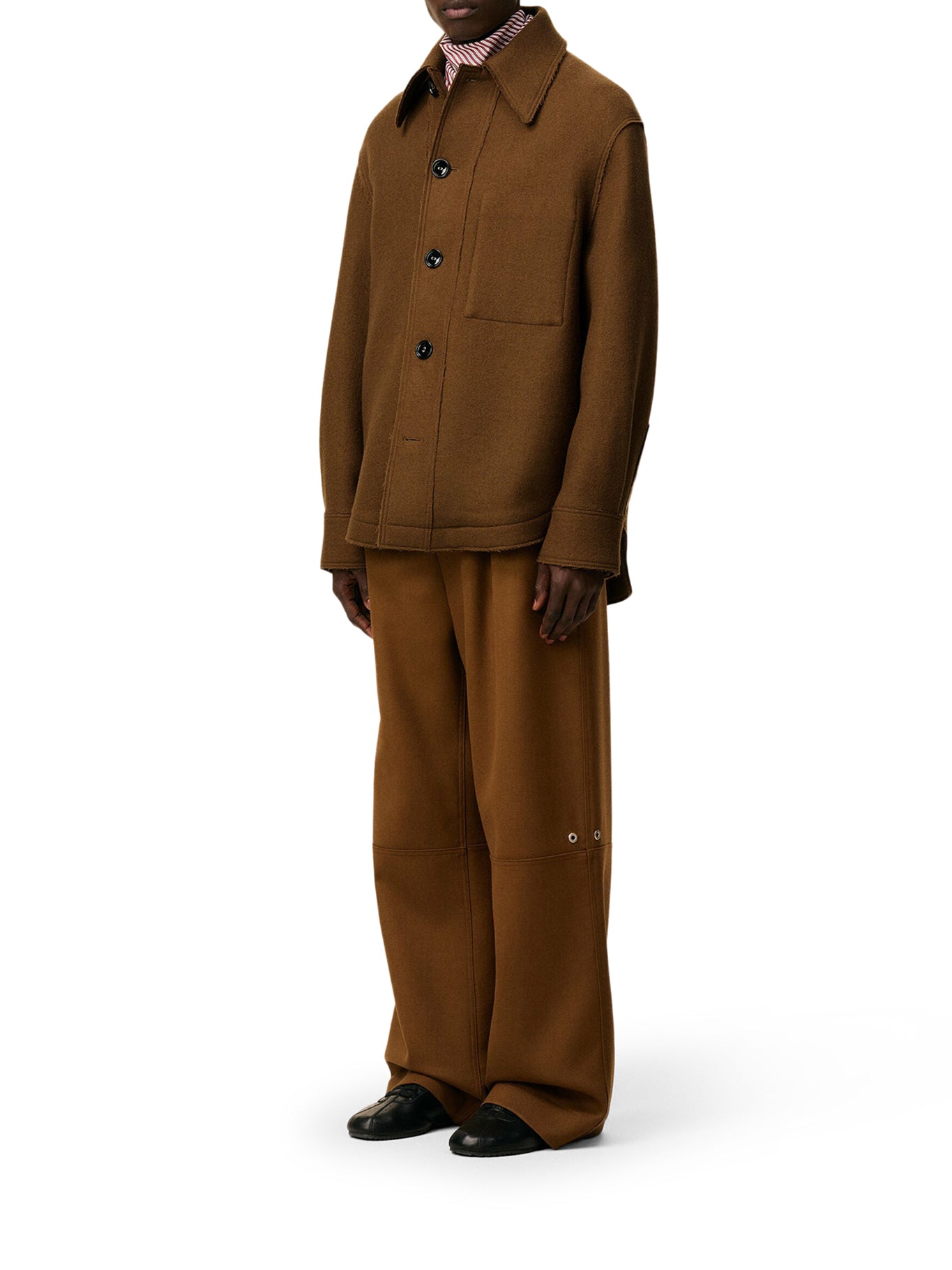 OVERSHIRT IN GABARDINA DI LANA