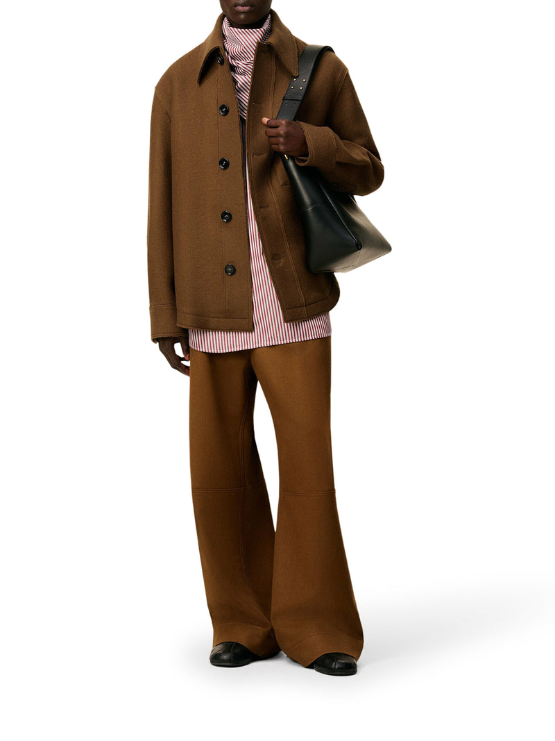 OVERSHIRT IN GABARDINA DI LANA