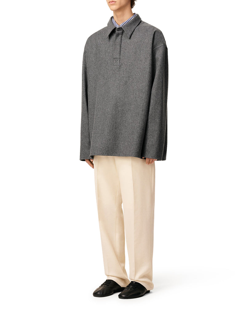 POLO A MANICHE LUNGHE IN LANA